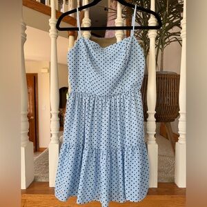 Blue Polka Dot Dress